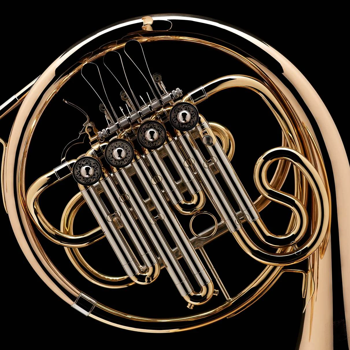 Bb Single French Horn – FH33, 4 valve with stop valve - Image 3