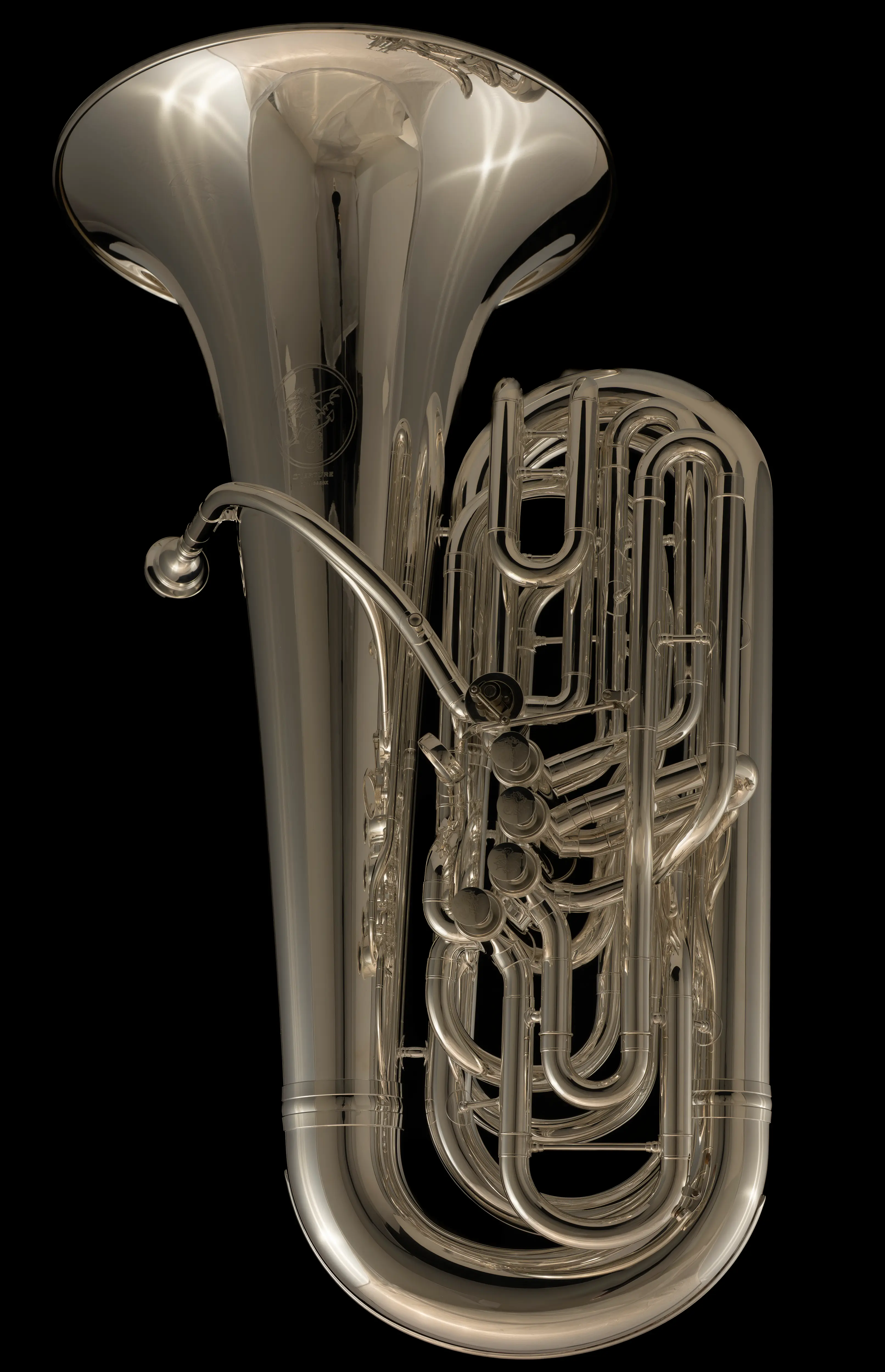 Compact CC piston-valve tuba "Valencia" with 5-valves - TC421 - Image 3